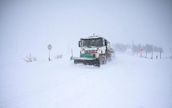 Из-за сильной метели и низкой видимости автодорога Гюмри–Бавра закрыта