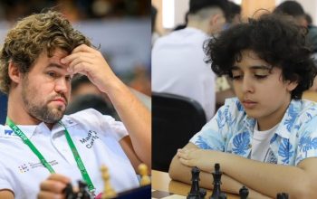 14-летний мастер ФИДЕ Тигран Амбарцумян одолел экс-чемпиона мира по шахматам Магнуса Карлсена